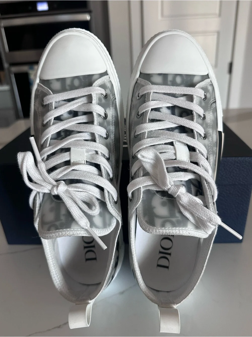 Dior White and Black Branded Receipt Paper
